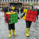 A mother Rubik’s Cube and her son Rubik’s Cube